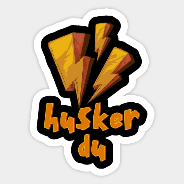 Hüsker Dü vintage design Sticker by Animals Project